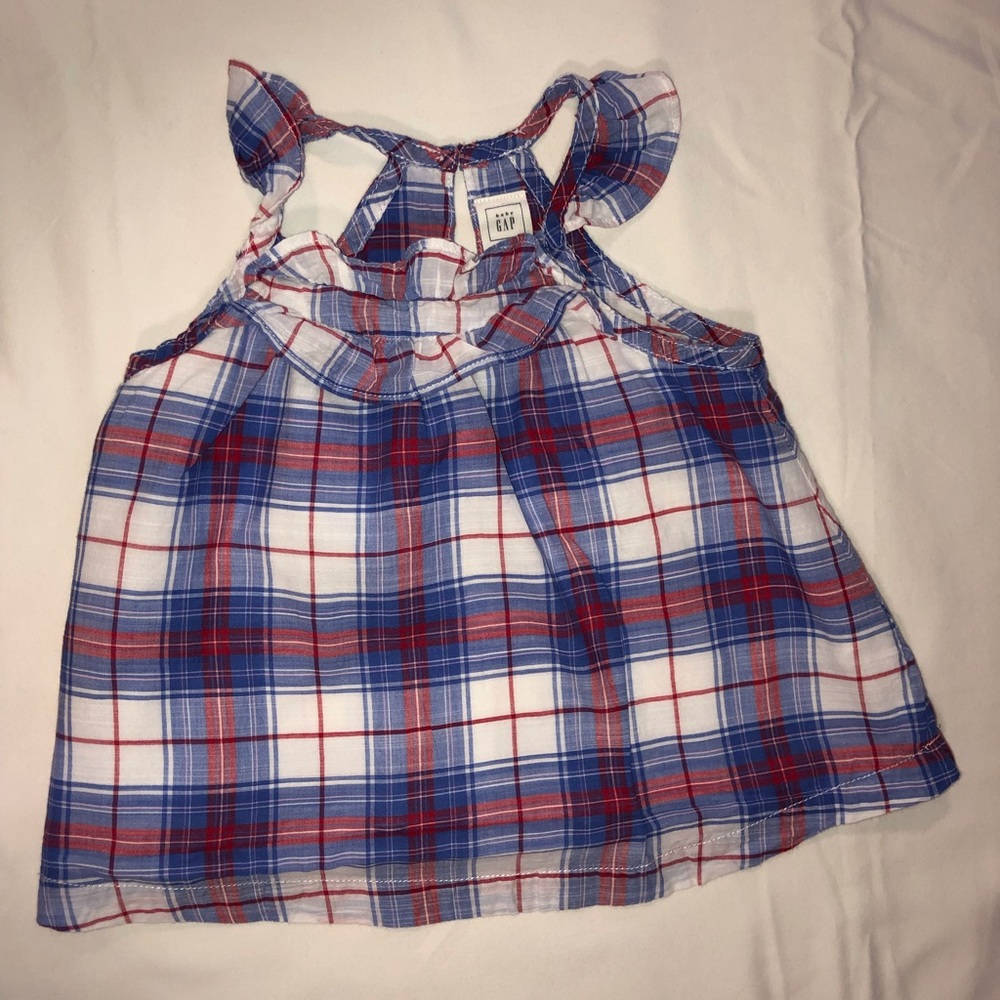 Baby Gap Red/White/Blue Sleeveless Top Siz…
